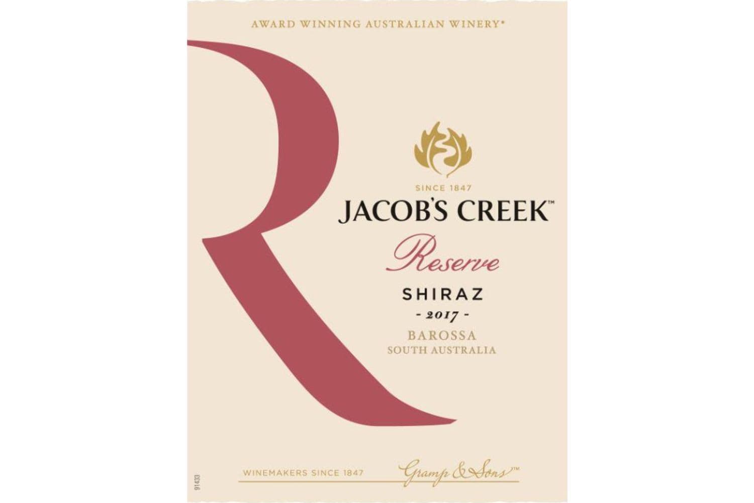 Jacob's Creek Reserve Barossa Signature Shiraz 2020 750mL Bottle