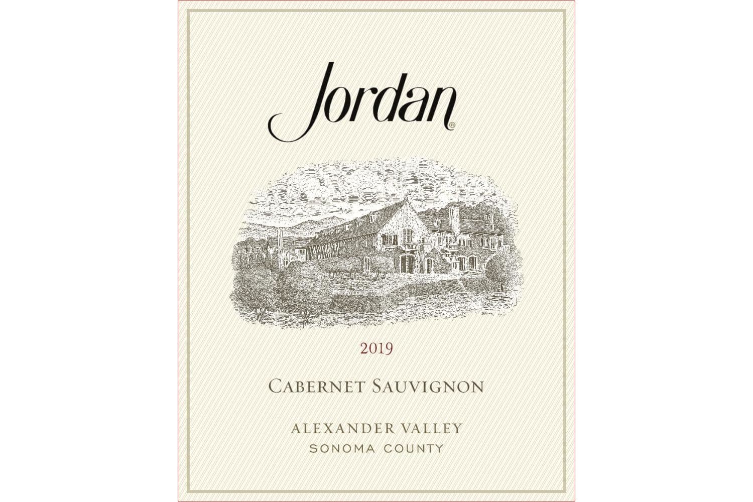 Jordan Winery Cabernet Sauvignon Alexander Valley 2020 750mL Bottle