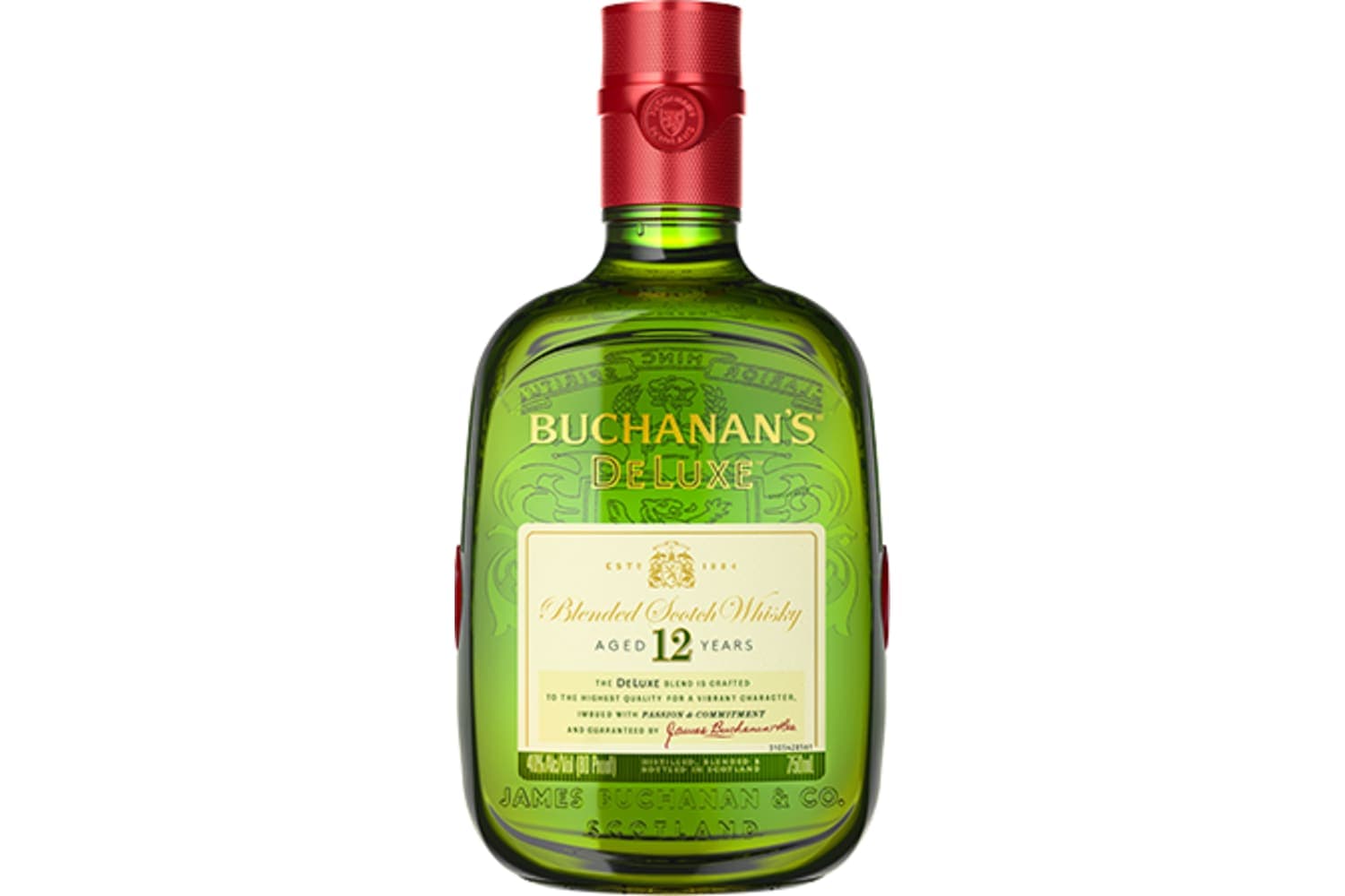 Buchanan's 12 Years Old Deluxe Blended Scotch Whiskey 50mL Bottle