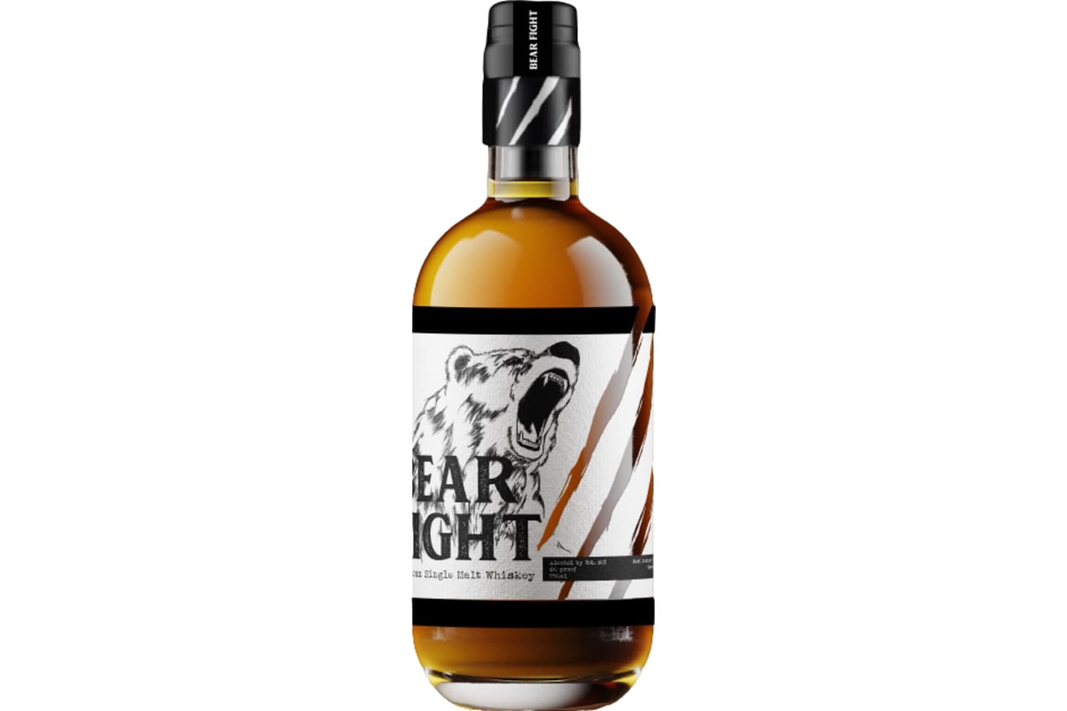 Bear Fight American Single Malt Whiskey 750mL Bottle