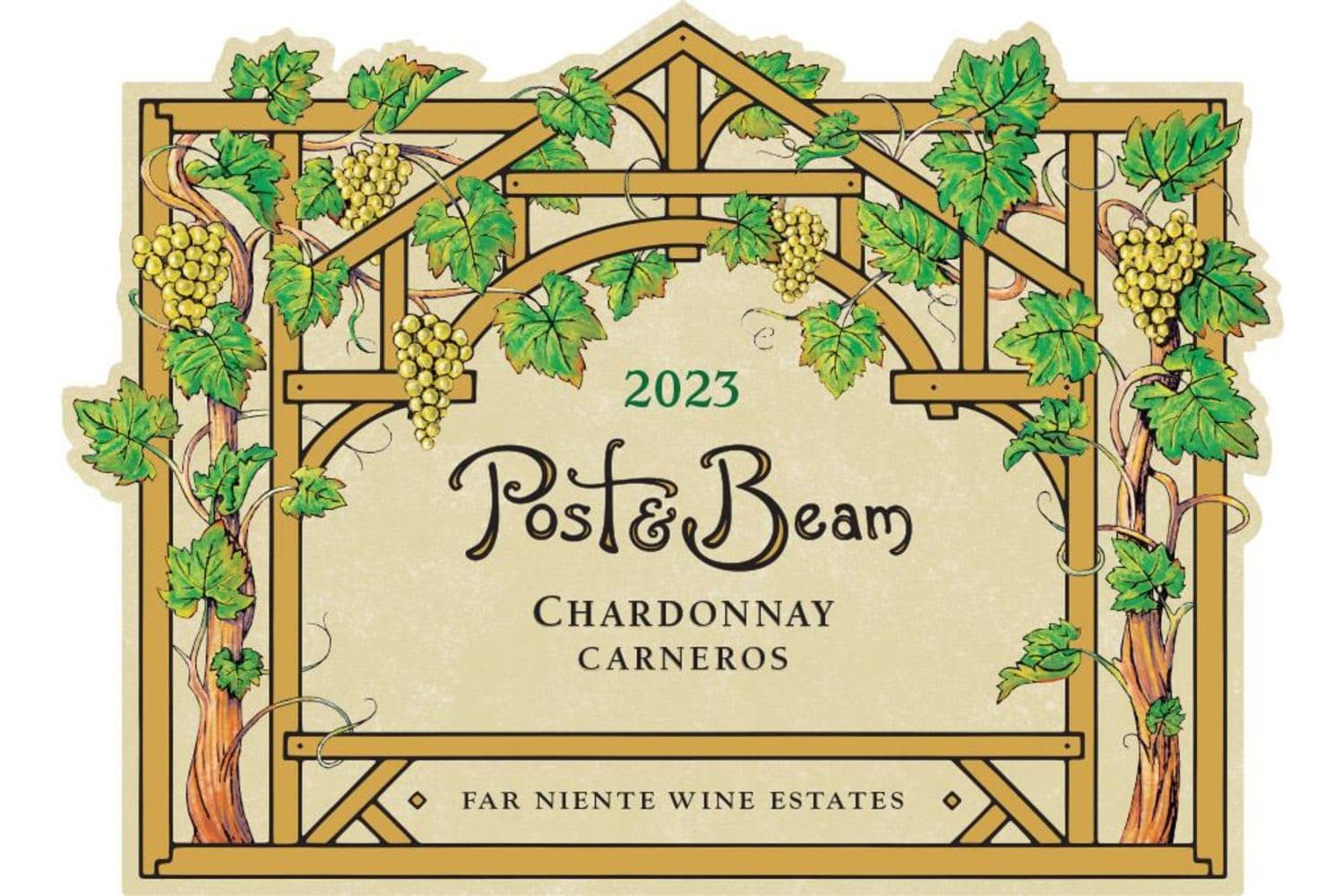 Post & Beam Chardonnay 2023 750mL Bottle