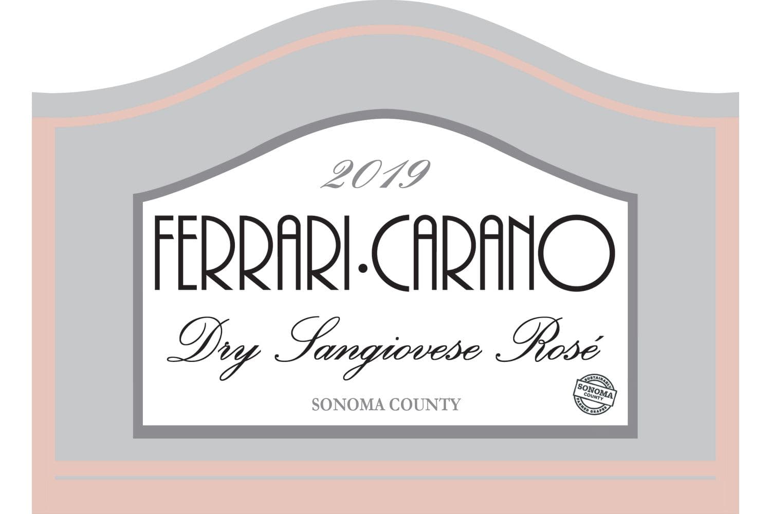 Ferrari-Carano Dry Sangiovese Rose 2022 750mL Bottle