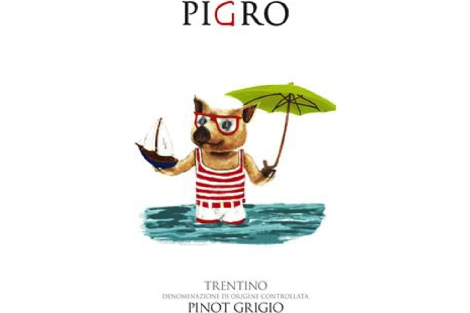 Pigro Pinot Grigio Trentino 2020 750mL Bottle