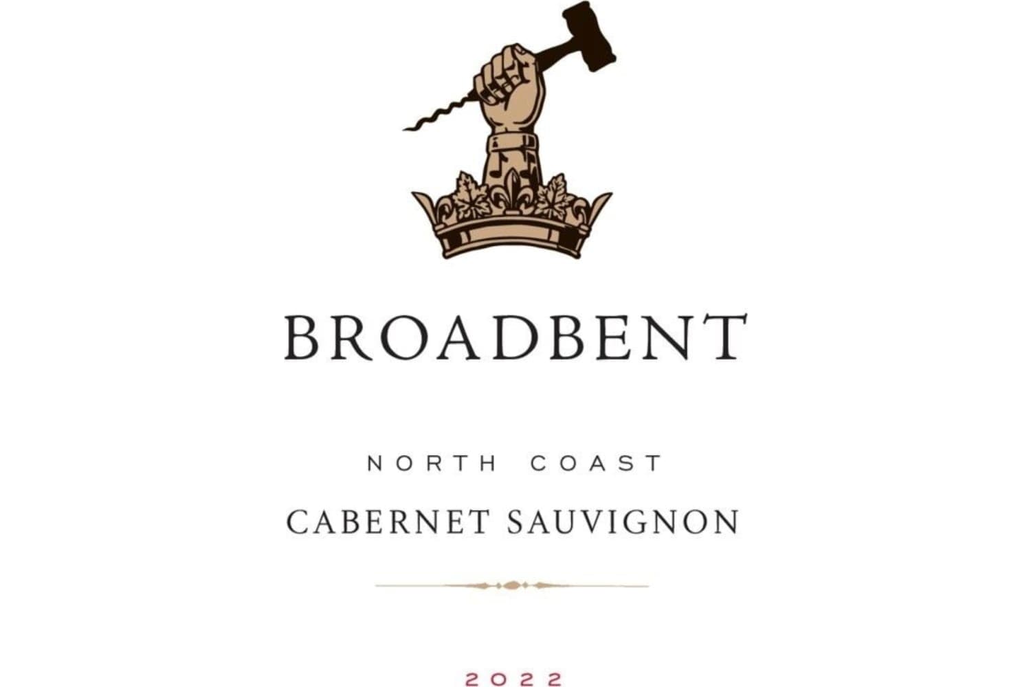 Broadbent Cabernet Sauvignon North Coast 2022 750mL Bottle