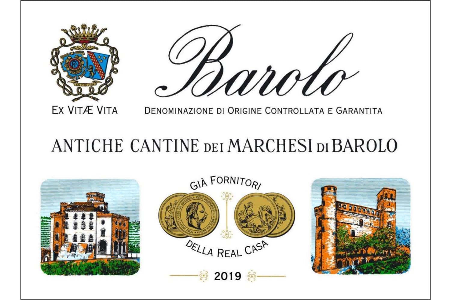 Marchesi di Barolo Barolo Tradizione 2019 750mL Bottle