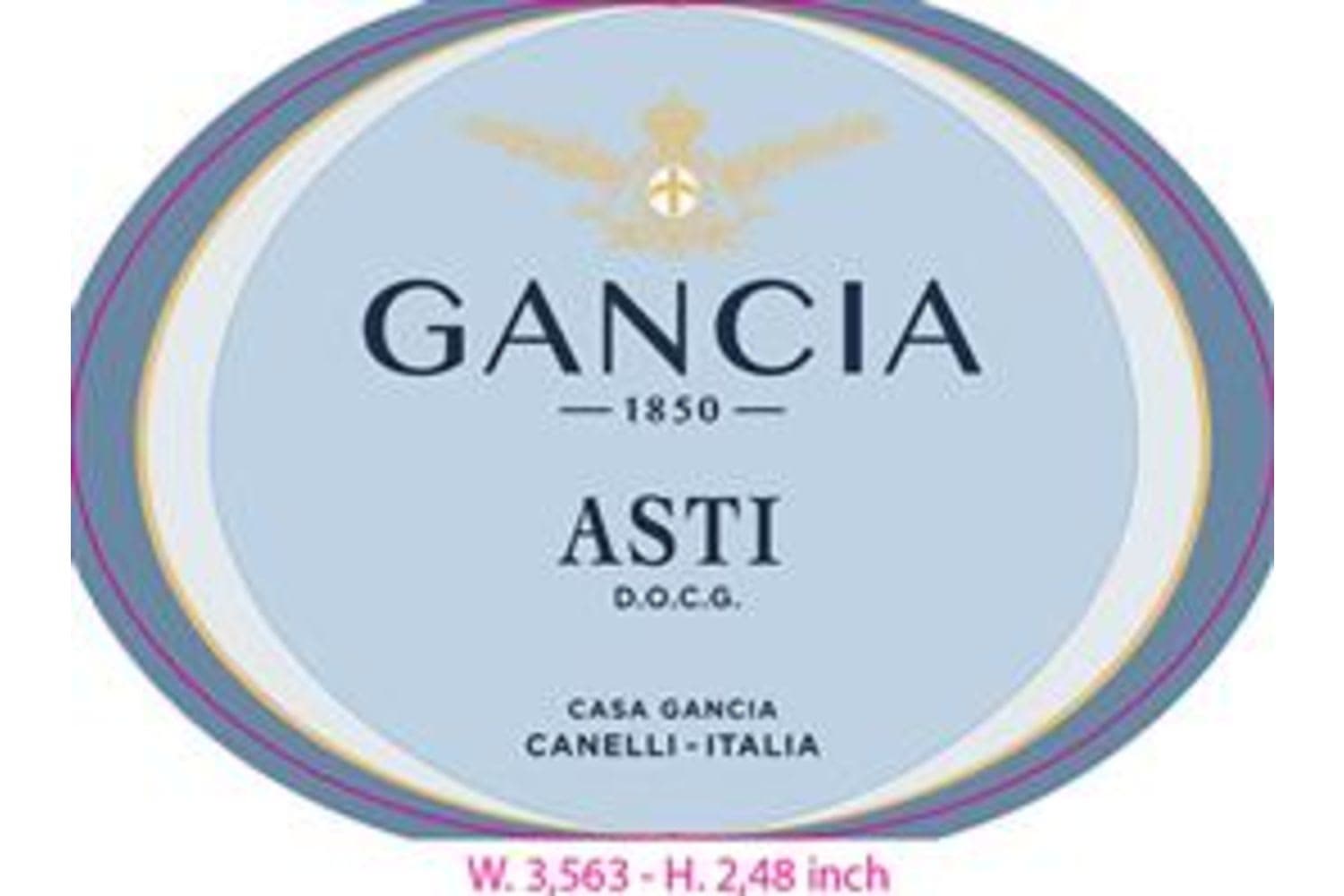 Gancia Asti Vino Spumante 750mL Bottle