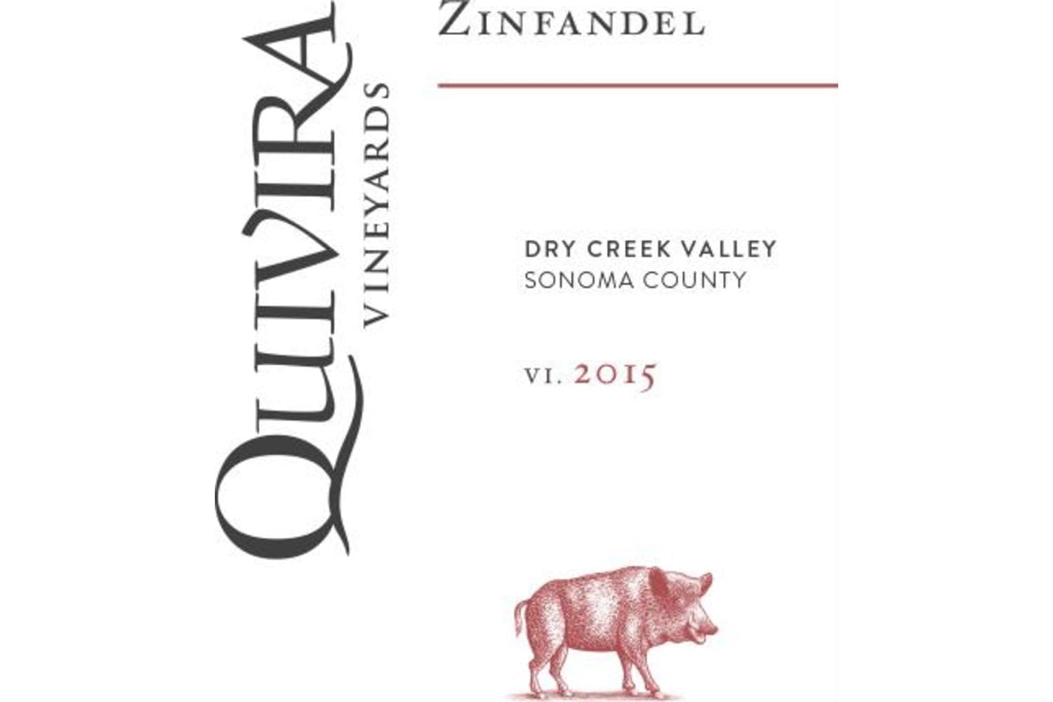 Quivira Winery Dry Creek Zinfandel 2019 750mL Bottle