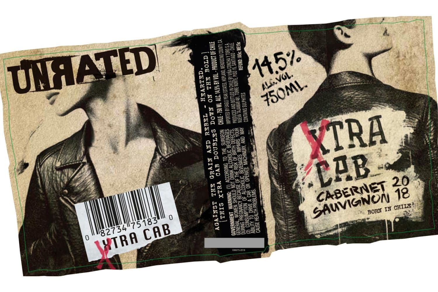 Unrated Xtra Cabernet Sauvignon 2020 750mL Bottle
