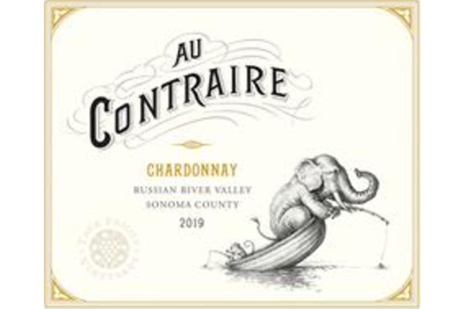Au Contraire Chardonnay Russian River Valley 2019 750mL Bottle