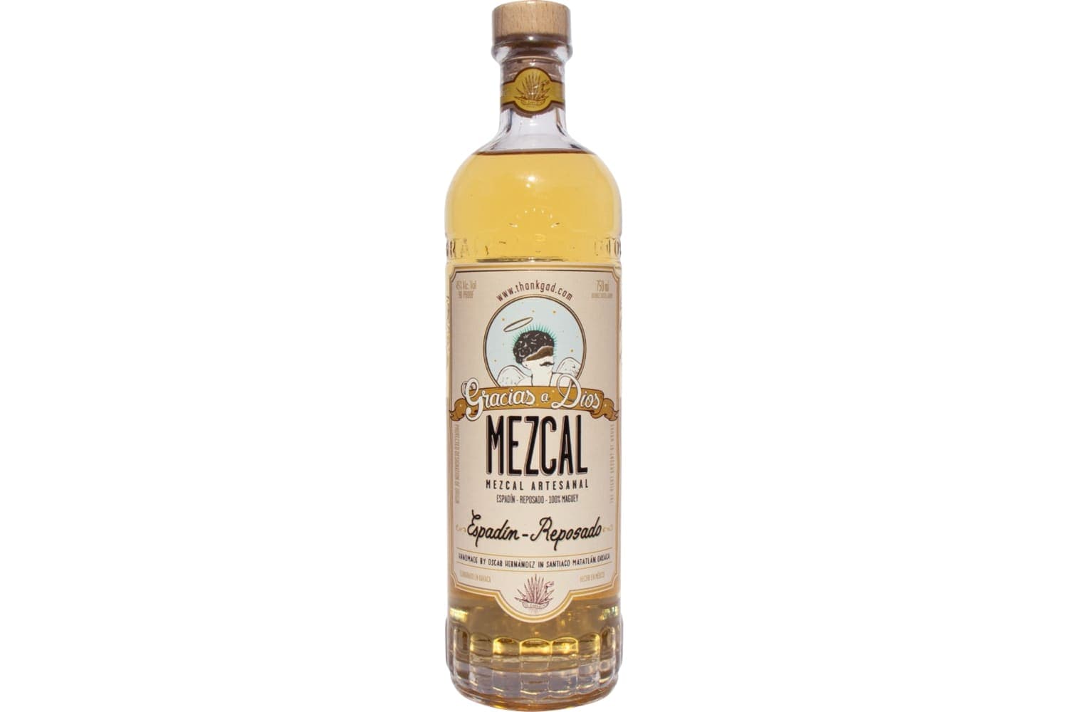 Gracias a Dios Mezcal Espadin Reposado 750mL Bottle