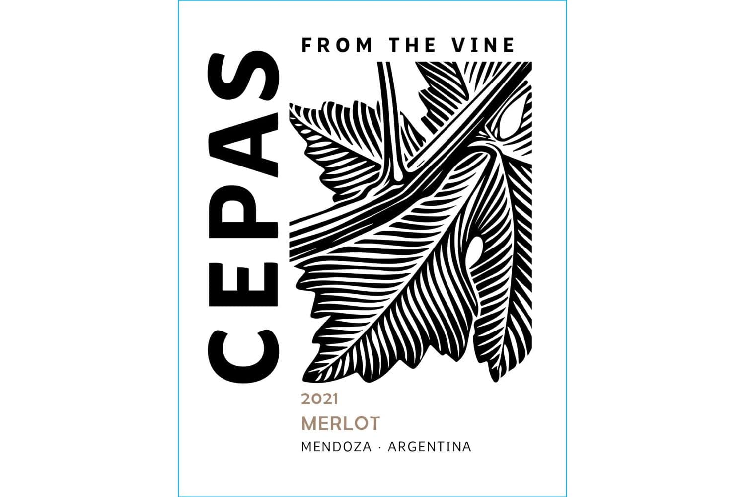 Cepas Merlot Mendoza 2023 750mL Bottle