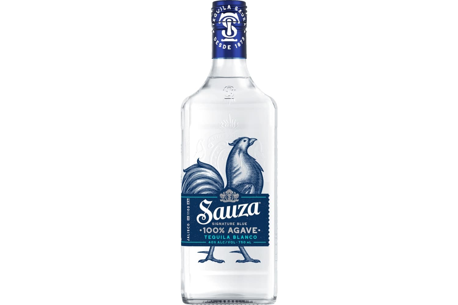Sauza Signature Blue Blanco Tequila 100% Agave 750mL Bottle