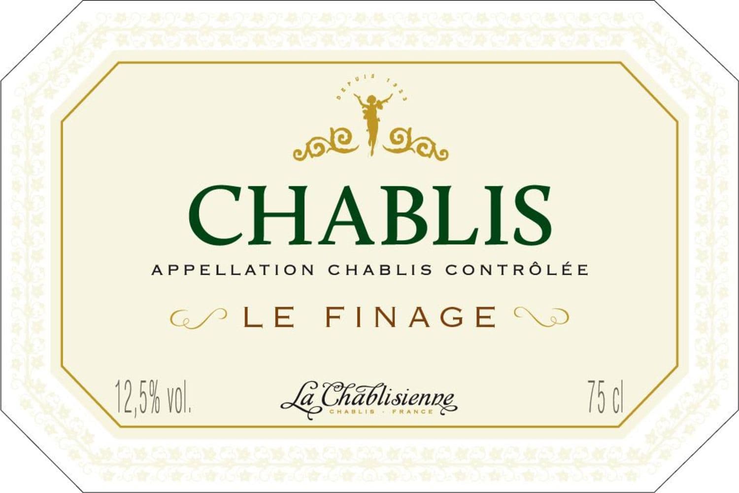 La Chablisienne Chablis Le Finage 2023 750mL Bottle