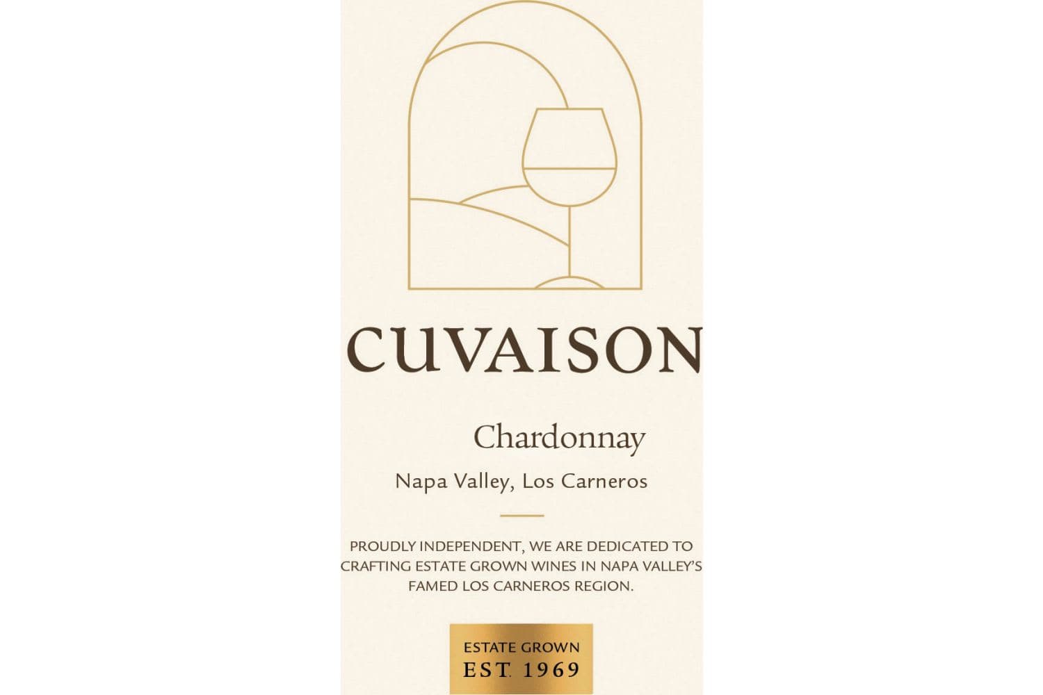 Cuvaison Chardonnay Los Carneros 2019 750mL Bottle