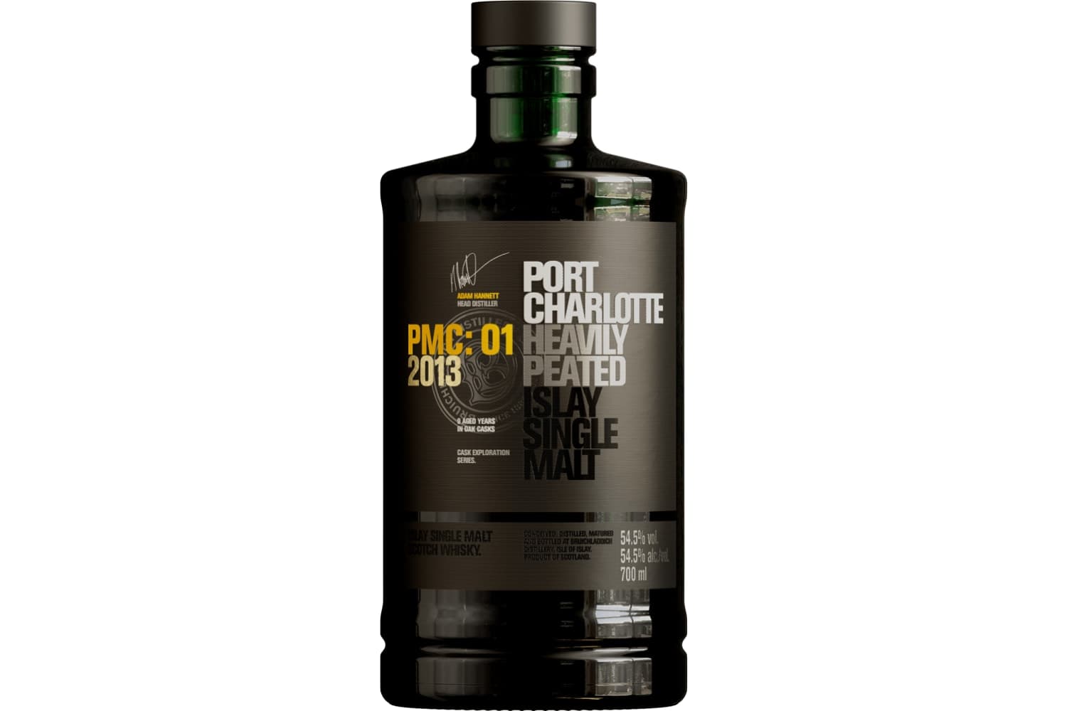 Bruichladdich Port Charlotte PMC: 01 2013 Heavily Peated Islay Single Malt Scotch Whiskey 2013 750mL Bottle