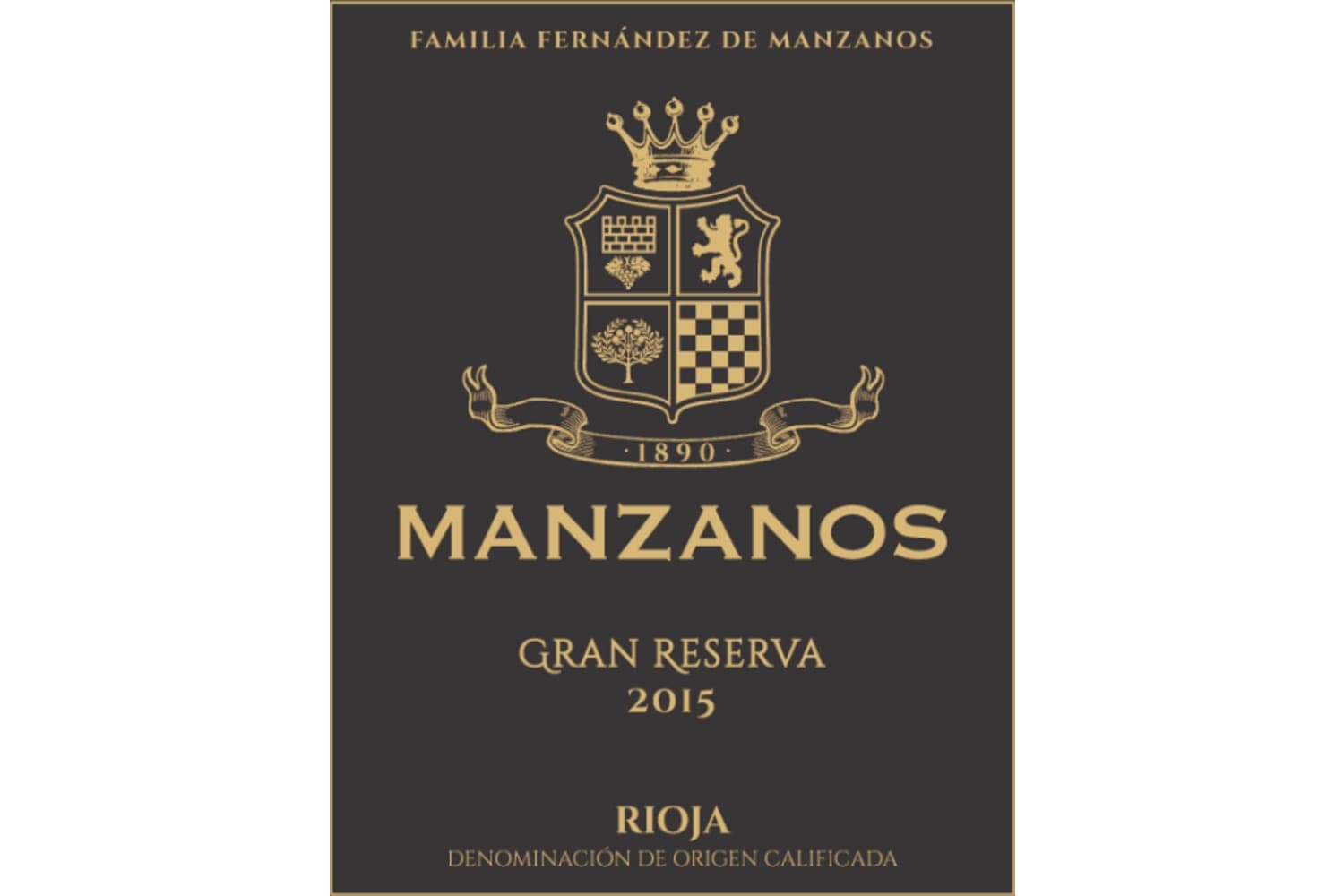 Bodegas Manzanos Rioja Gran Reserva 2015 750mL Bottle