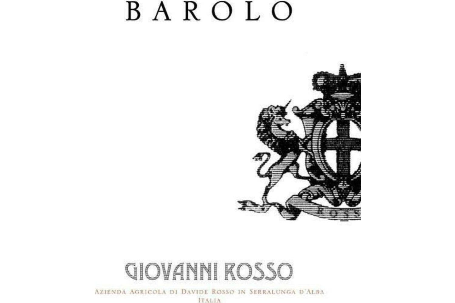 Giovanni Rosso Barolo Serralunga d'Alba 2017 750mL Bottle