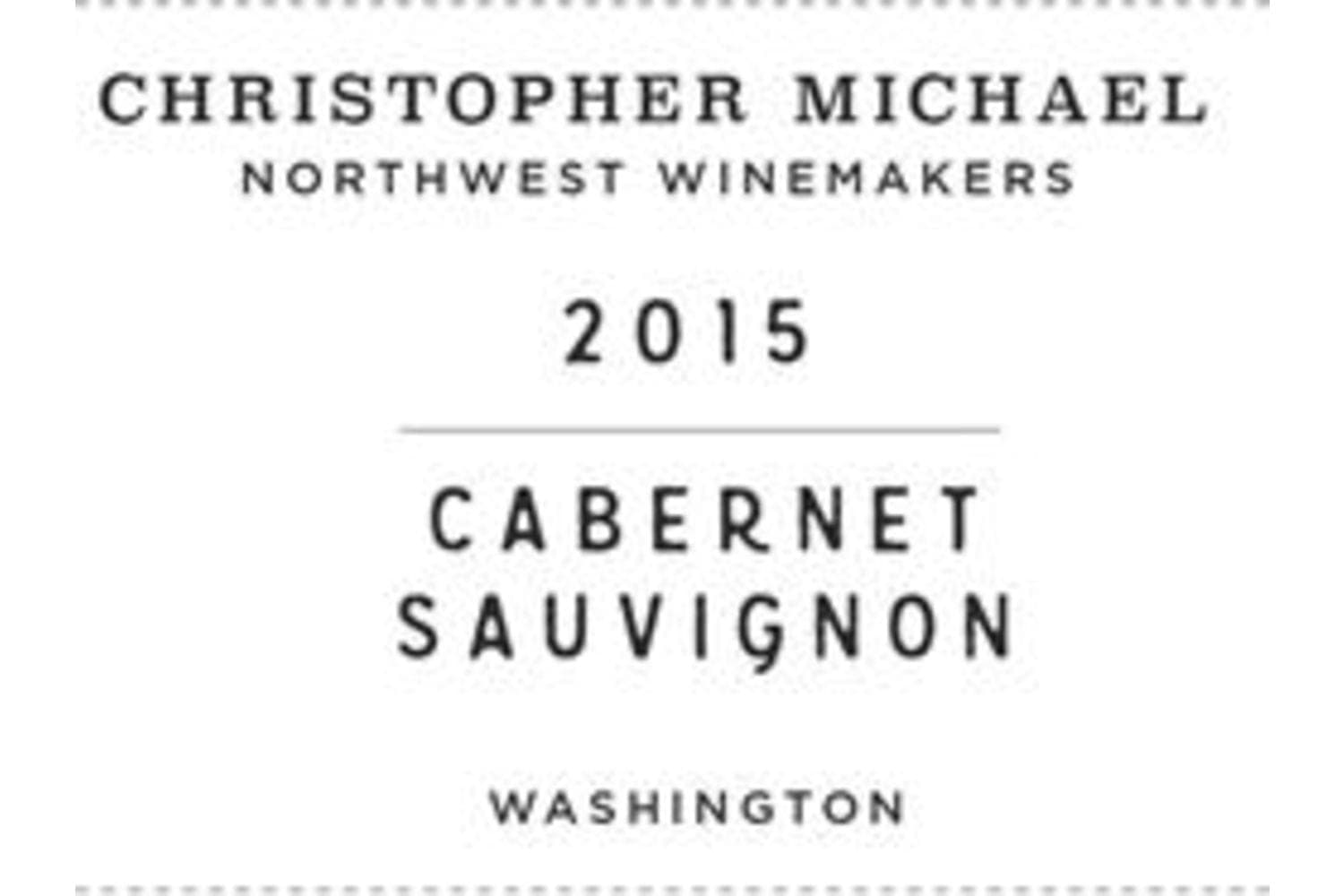 Christopher Michael Cabernet Sauvignon 2015 750mL Bottle