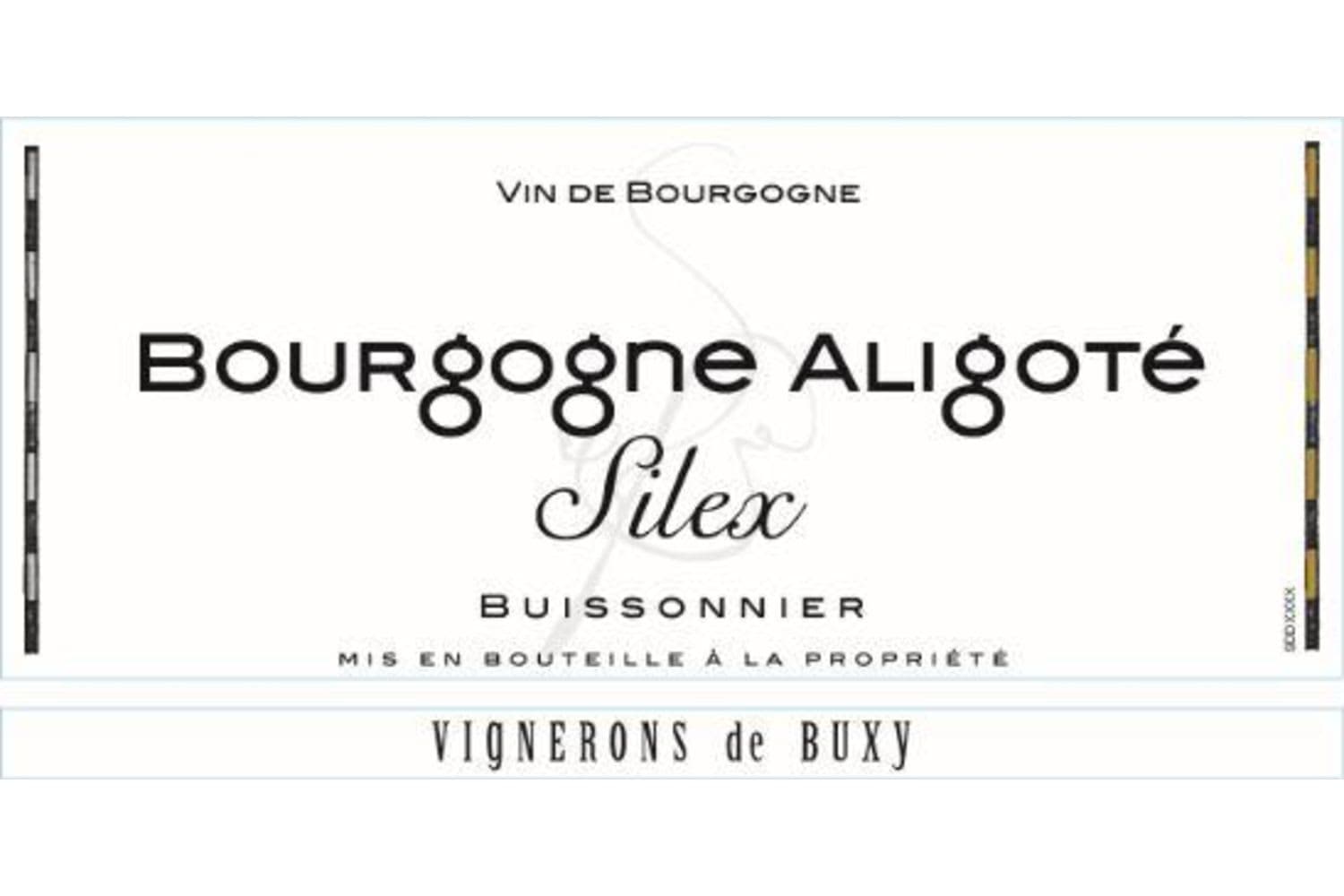 Cave des Vignerons de Buxy Bourgogne Aligote Buissonnier 2022 750mL Bottle