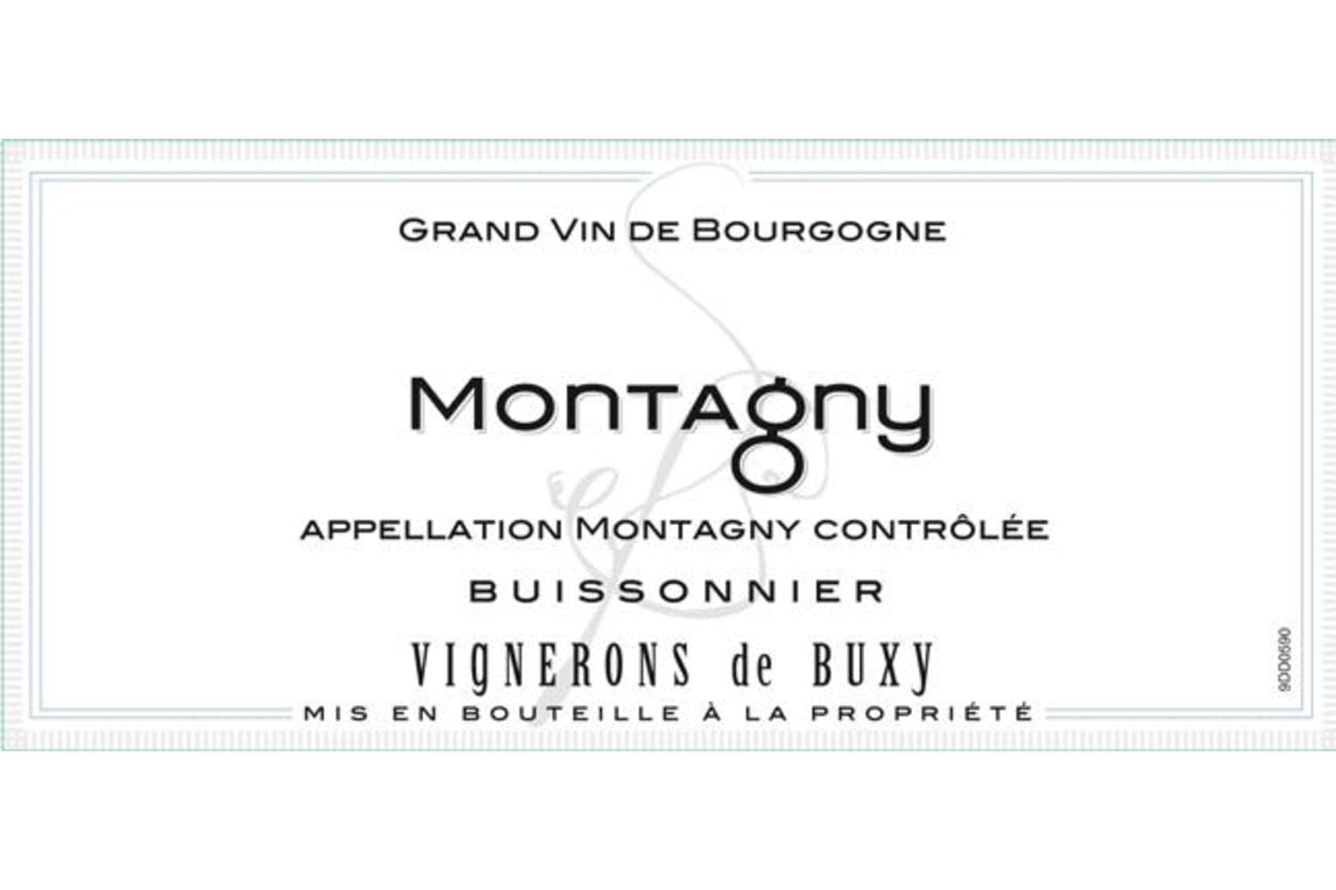 Cave de Buxy Montagny Buissonnier 2021 750mL Bottle