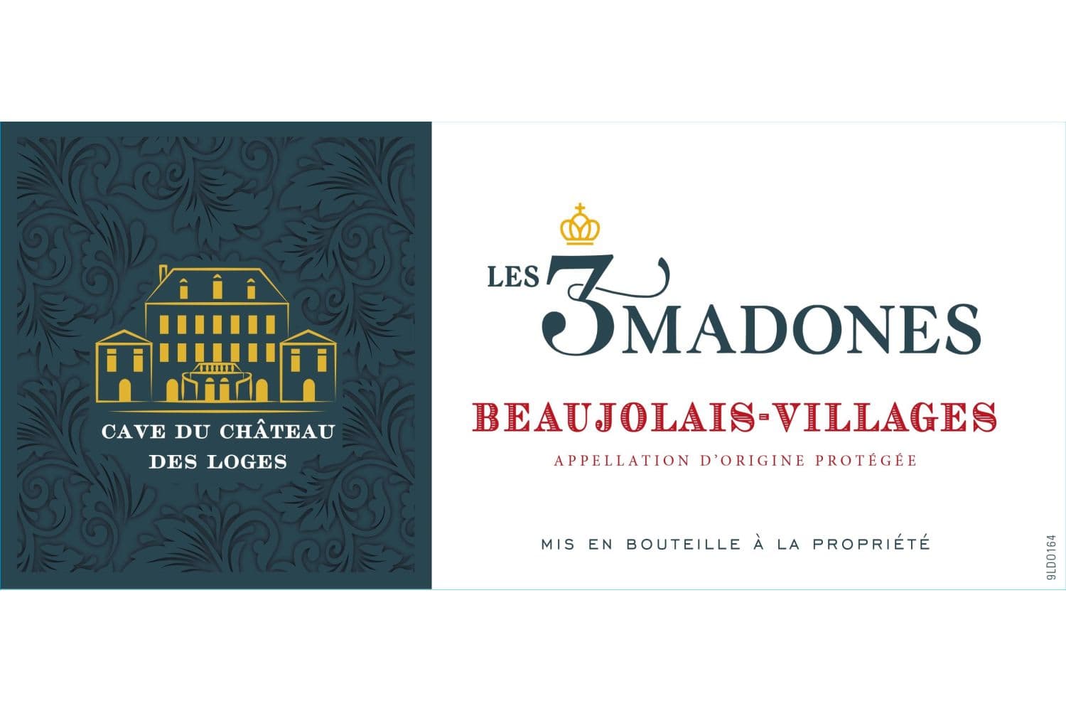 Cave du Chateau des Loges Beaujolais-Villages Les 3 Madones 2021 750mL Bottle