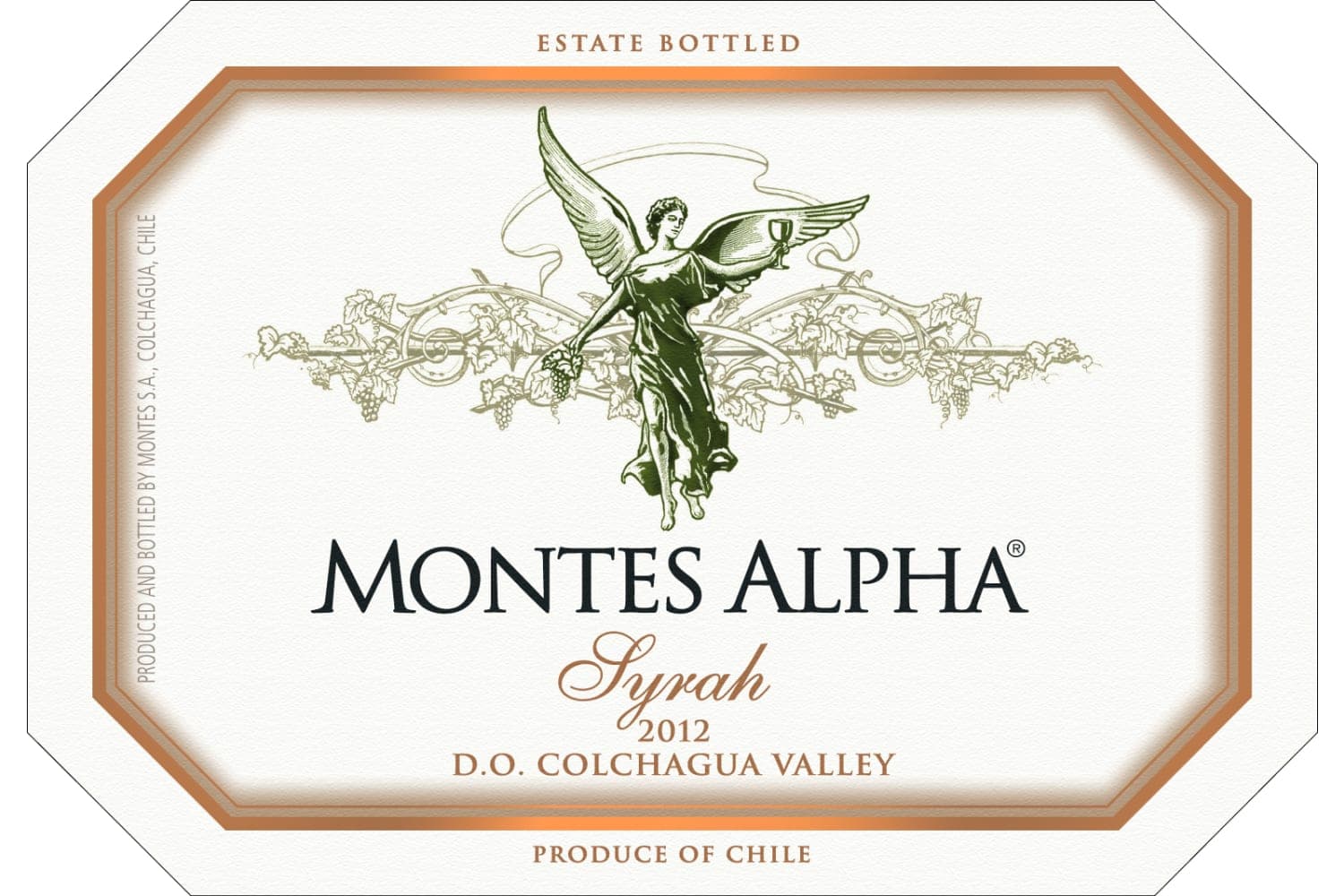 Montes Alpha Syrah Valle del Colchagua 2021 750mL Bottle