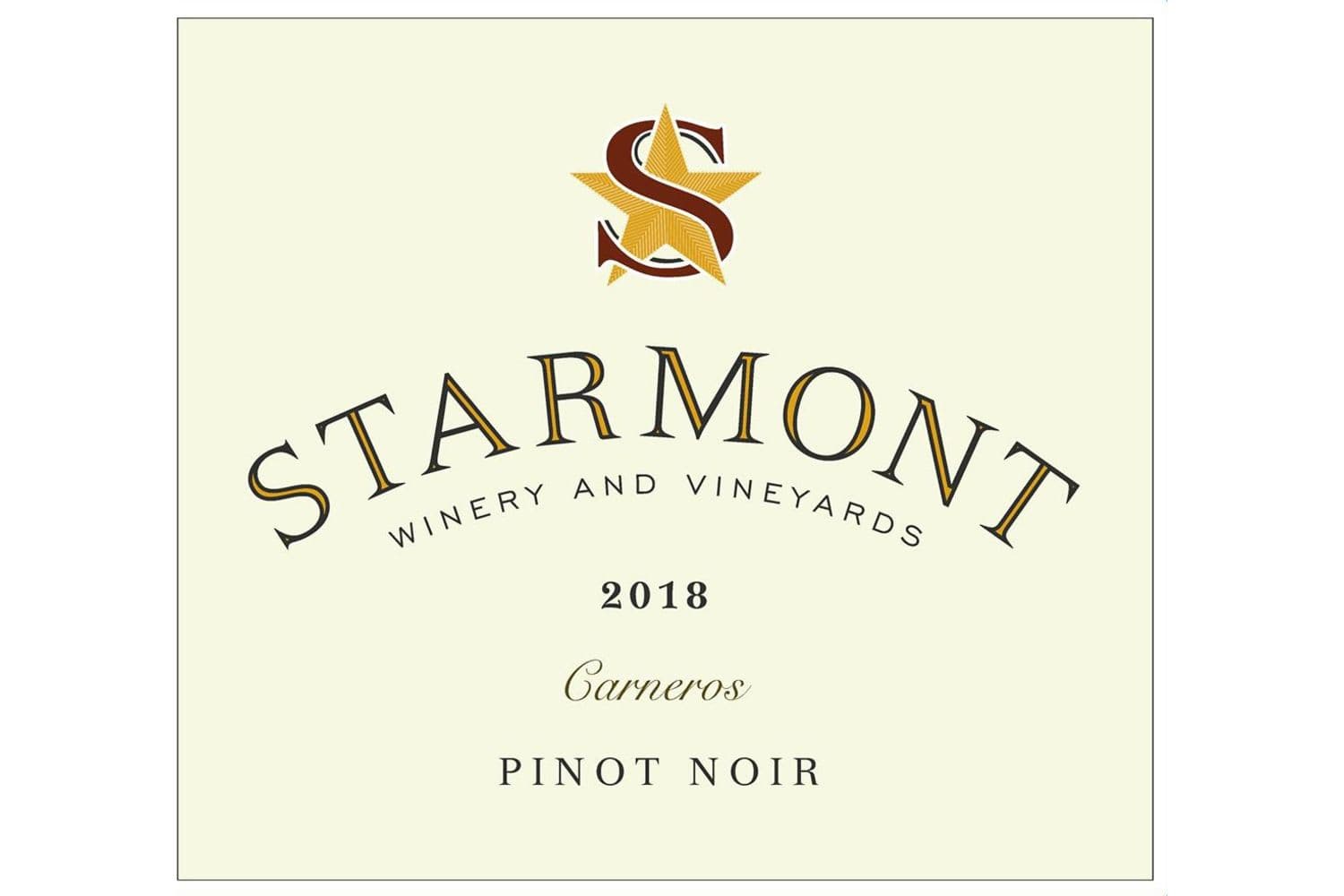 Starmont Vineyards Pinot Noir Carneros 2021 750mL Bottle