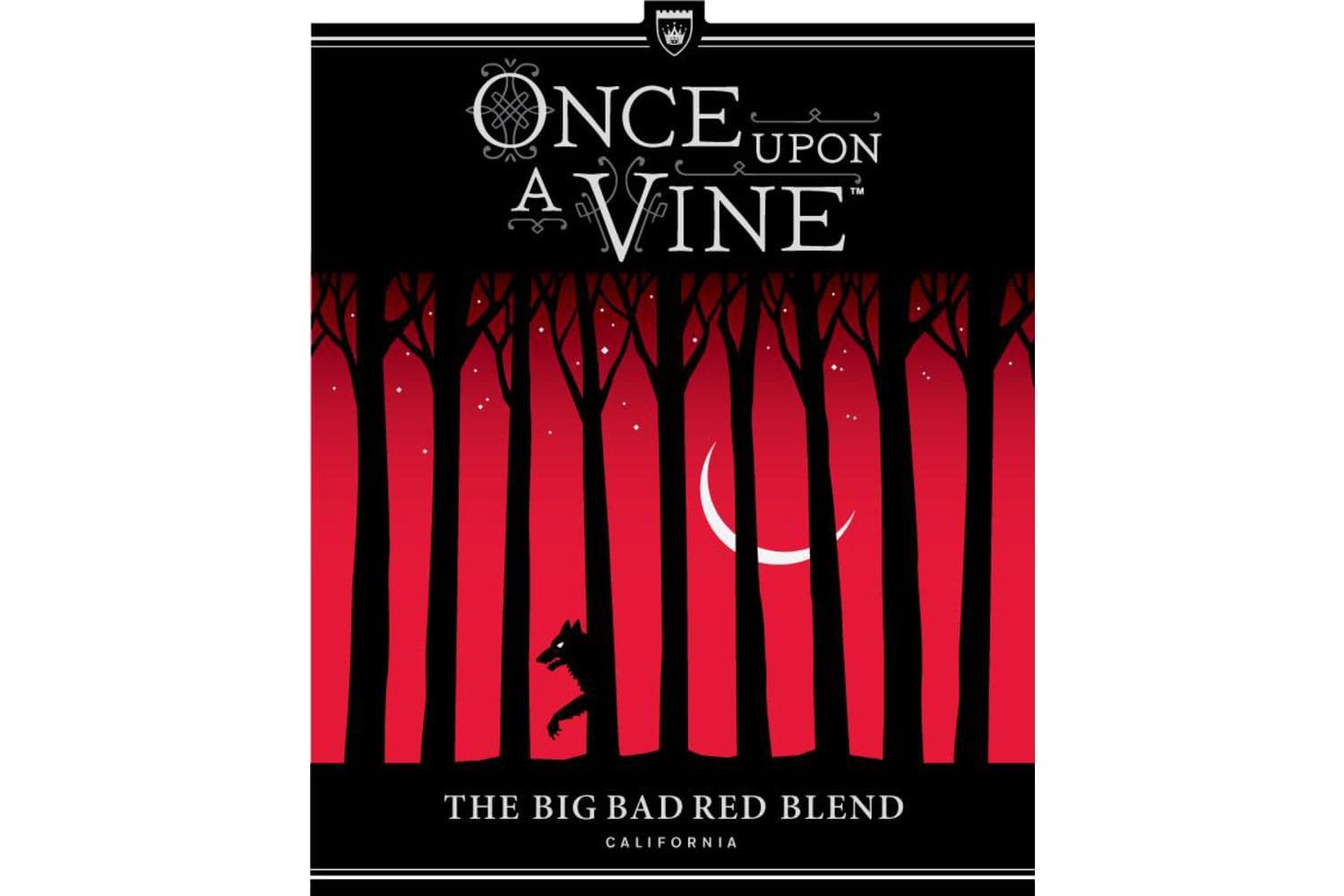 Once Upon A Vine The Big Bad Red Blend 2020 750mL Bottle