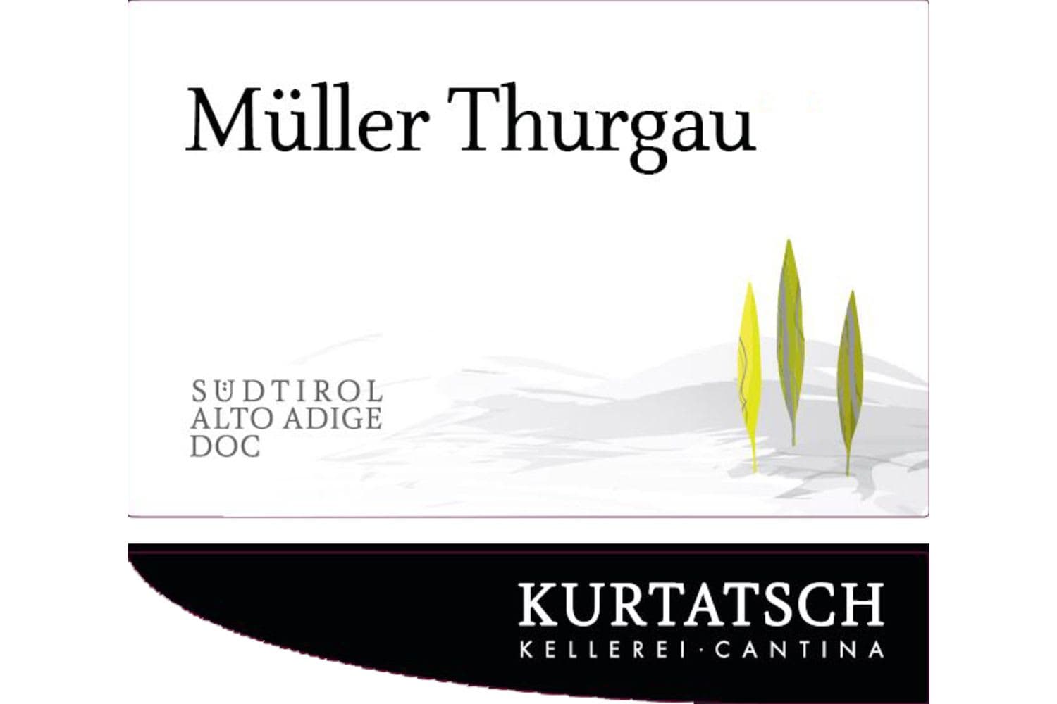 Kurtatsch Sudtirol Alto Adige Muller-Thurgau 2020 750mL Bottle