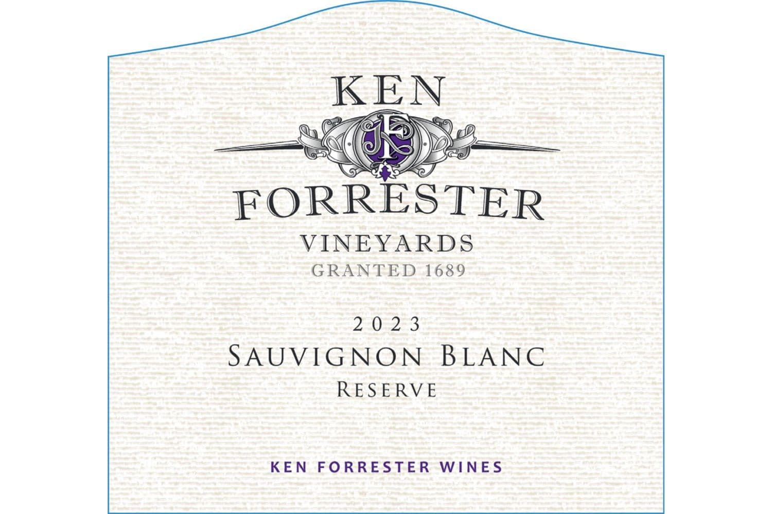 Ken Forrester Sauvignon Blanc Reserve Western Cape 2023 750mL Bottle