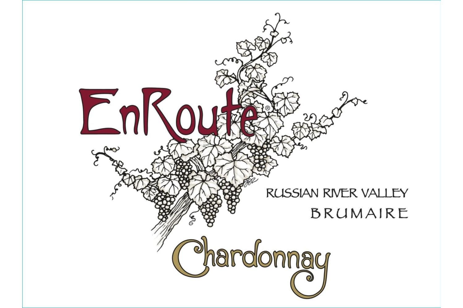 EnRoute Chardonnay Brumaire Russian River Valley 2023 750mL Bottle