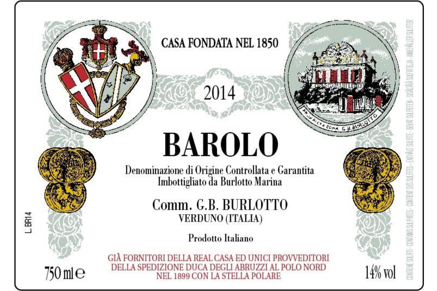 G. B. Burlotto Barolo 2021 750mL Bottle