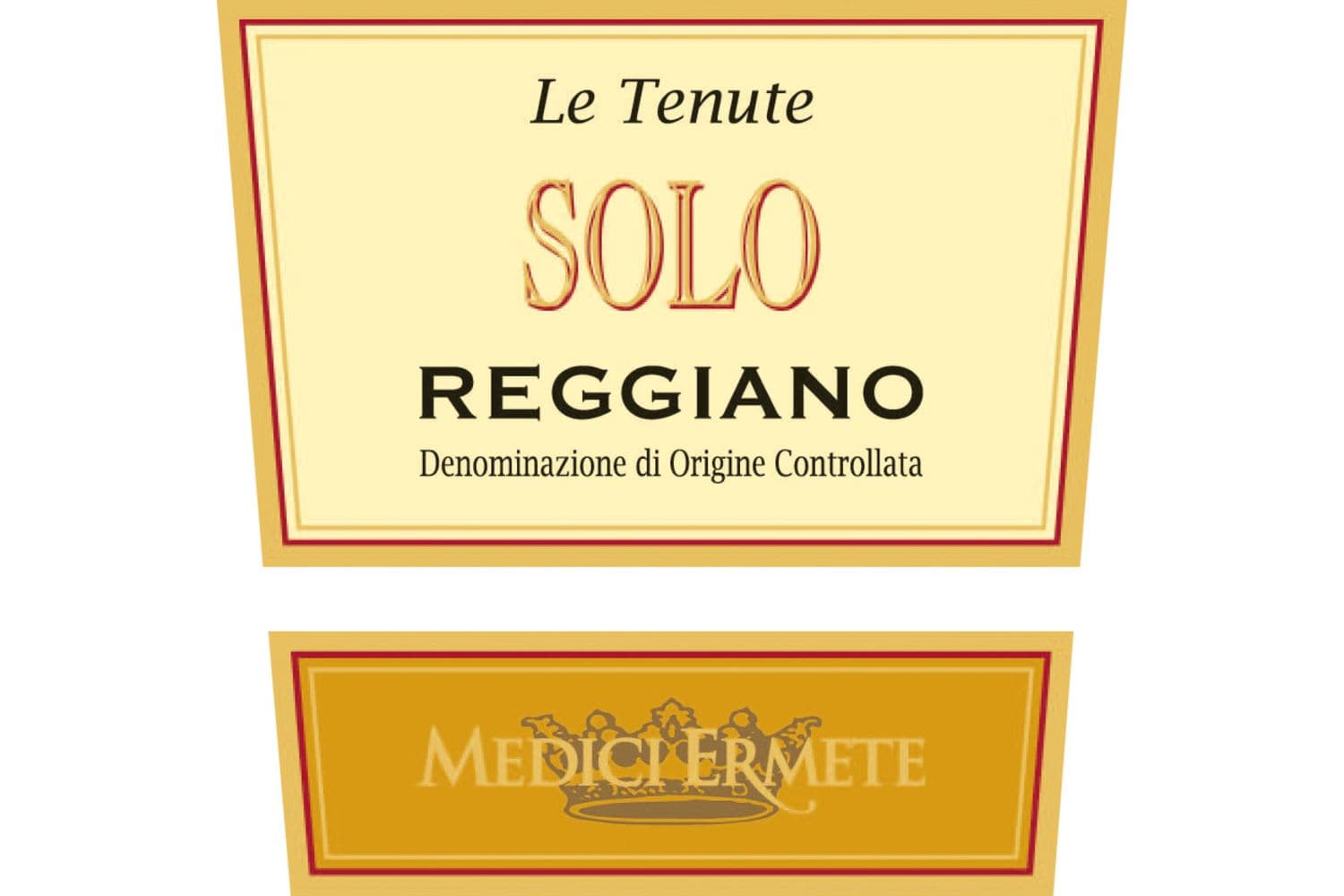 Medici Ermete Le Tenute Solo Lambrusco Reggiano 2020 750mL Bottle