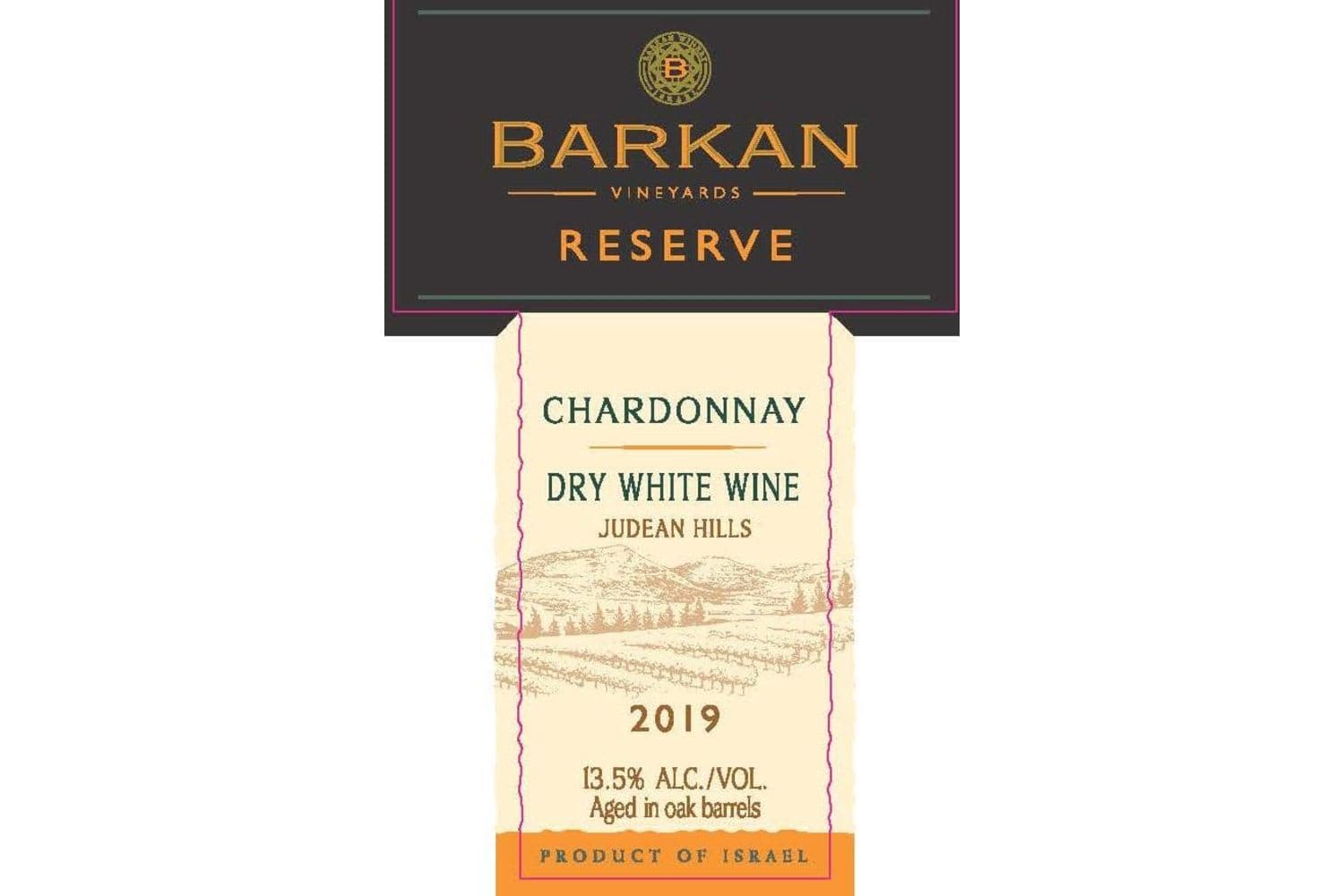 Barkan Reserve Chardonnay 2021 750mL Bottle
