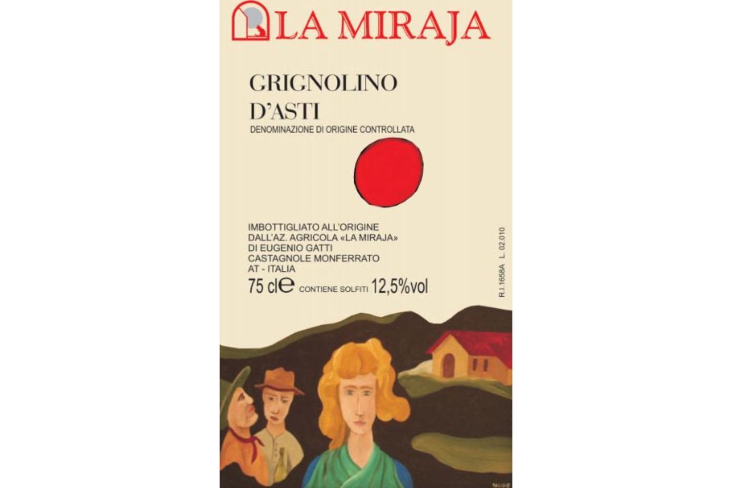 La Miraja Grignolino d'Asti 2023 750mL Bottle