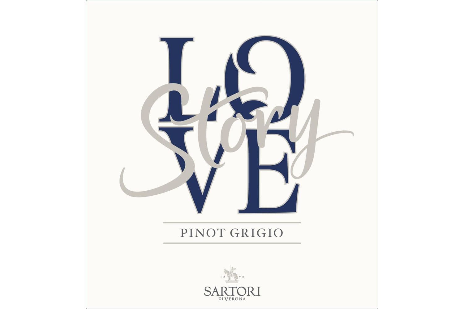 Love Story Delle Venezie Pinot Grigio 2020 750mL Bottle