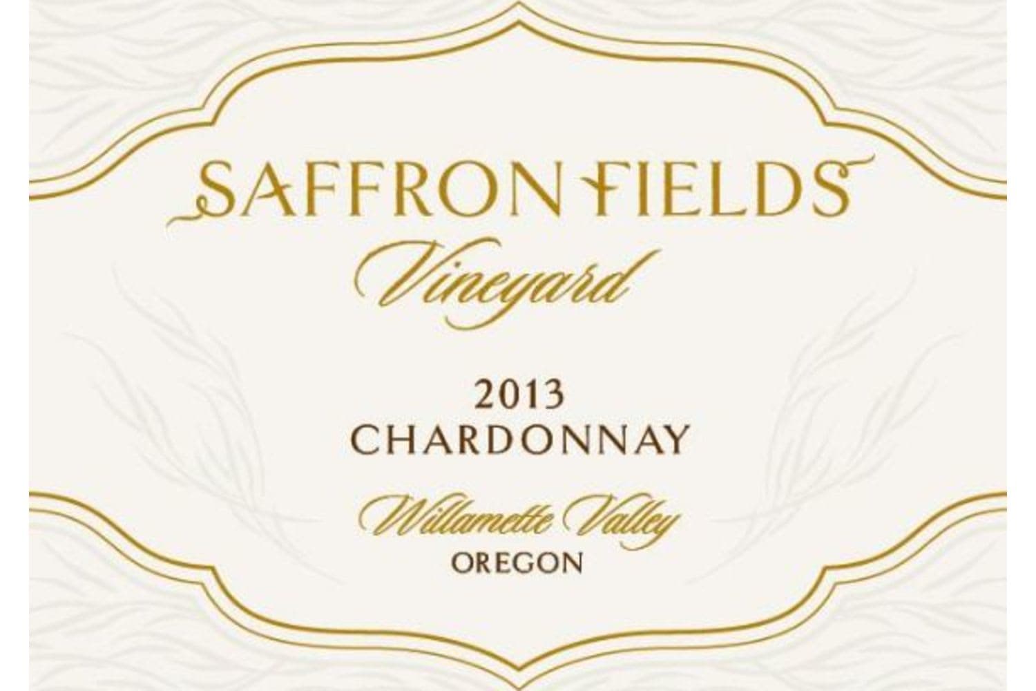 Saffron Fields Chardonnay 2017 750mL Bottle