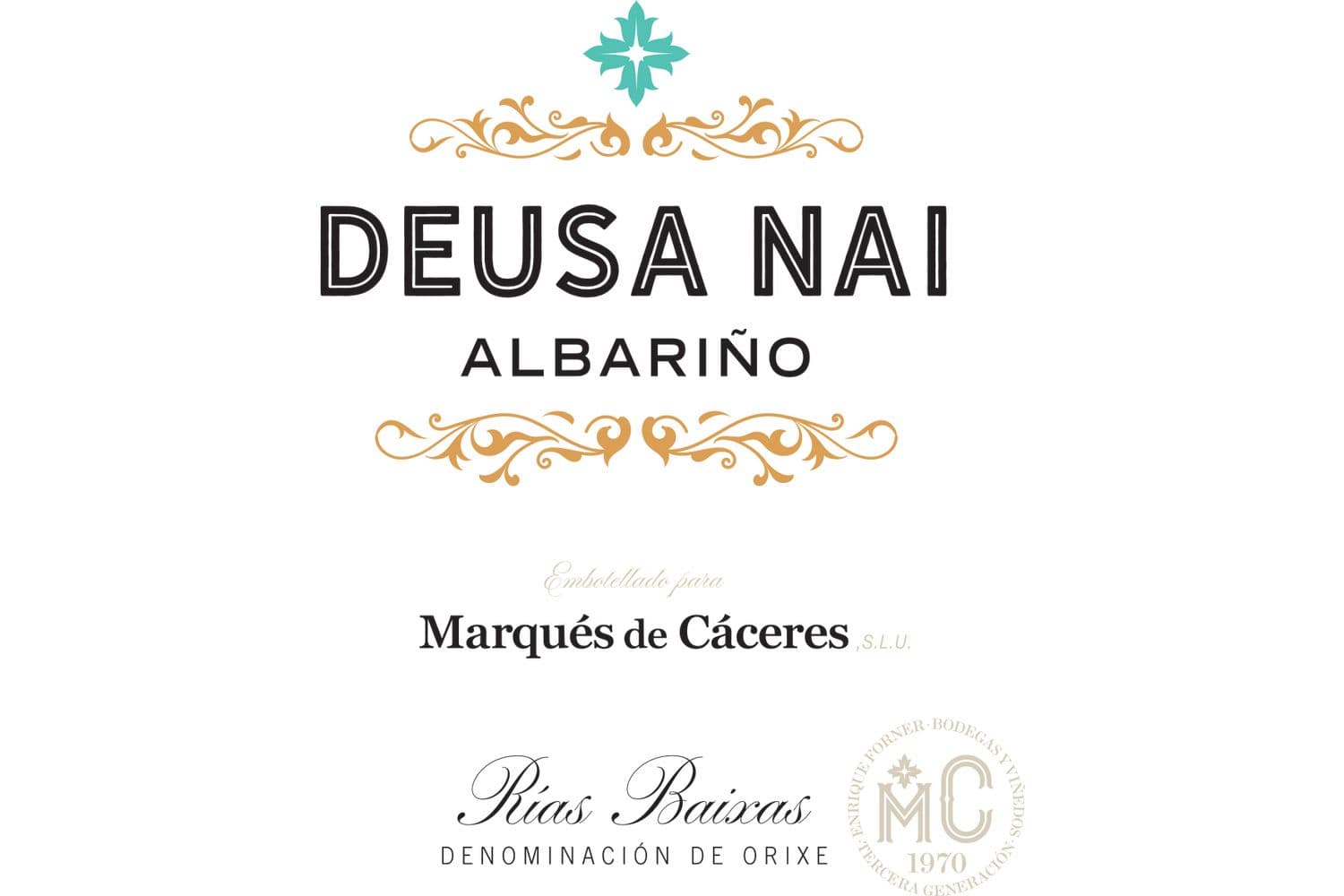 Marques de Caceres Deusa Nai Albarino 2023 750mL Bottle