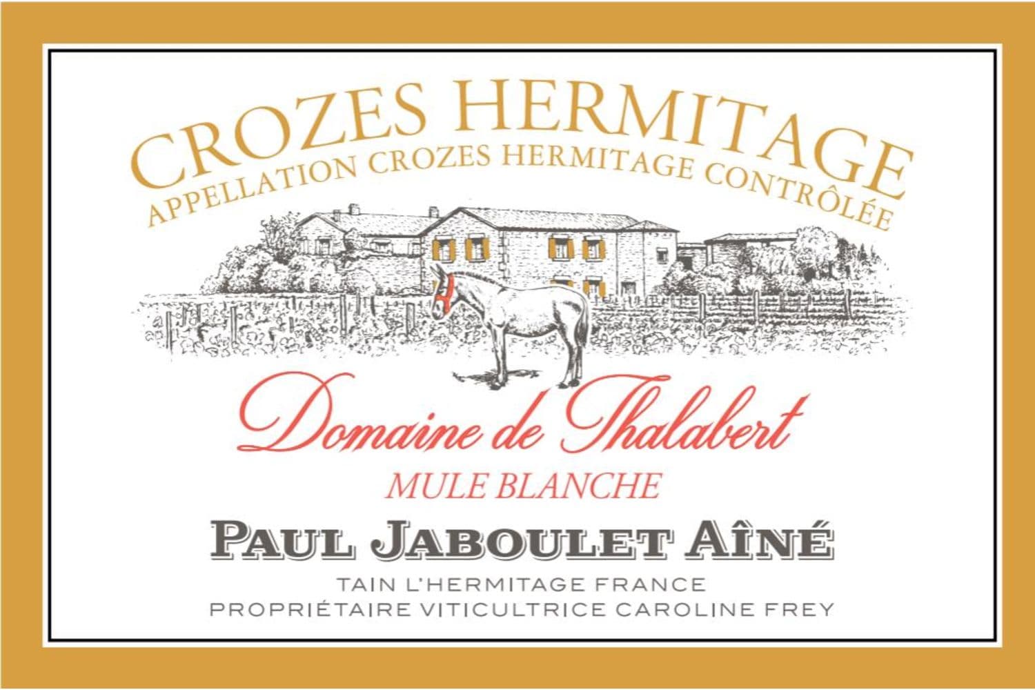 Domaine Paul Jaboulet Aine Crozes-Hermitage Domaine De Thalabert Mule Blanche 2022 750mL Bottle