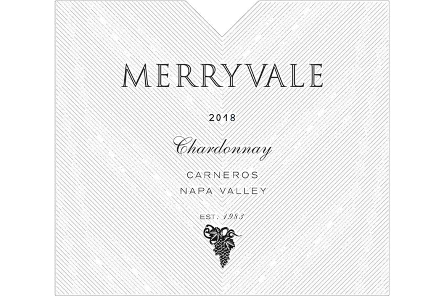 Merryvale Vineyards Chardonnay Carneros 2022 750mL Bottle