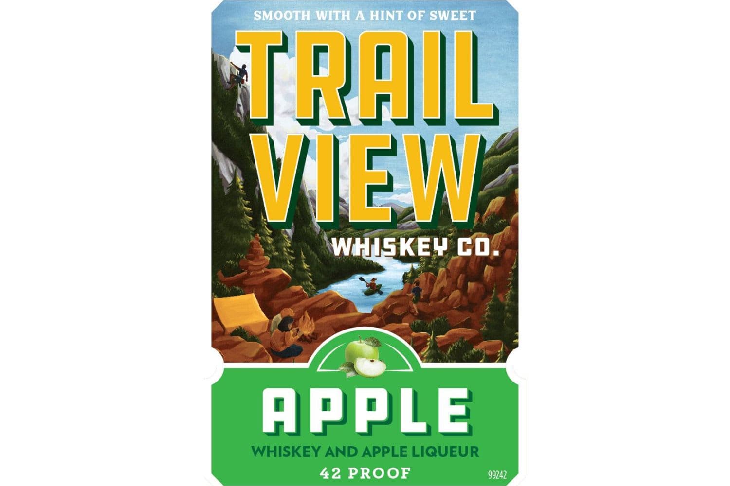 Trail View Whiskey Co. Apple Whiskey 50mL Bottle