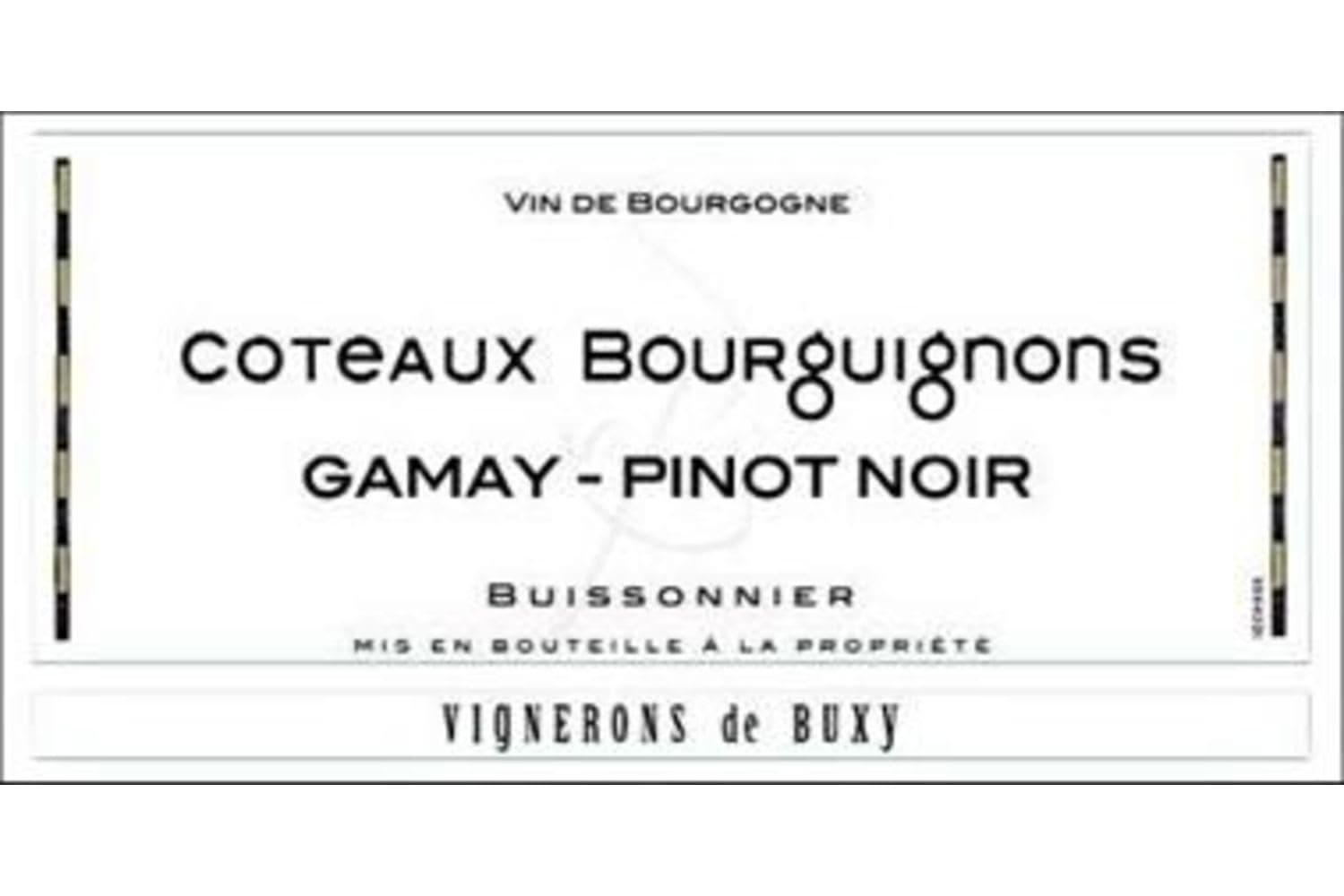 Cave de Buxy Coteaux Bourguignons Buissonnier 2022 750mL Bottle