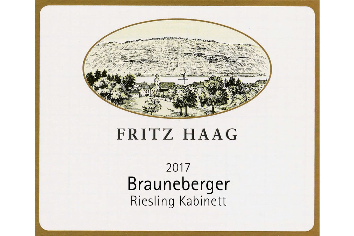 Fritz Haag Riesling Brauneberger Kabinett 2020 750mL Bottle