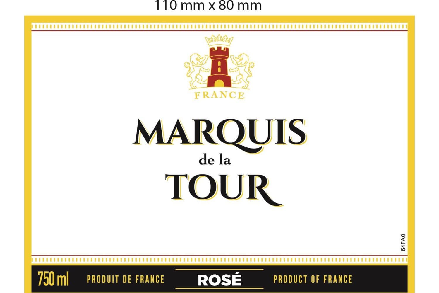 Marquis de la Tour Brut Rose 750mL Bottle