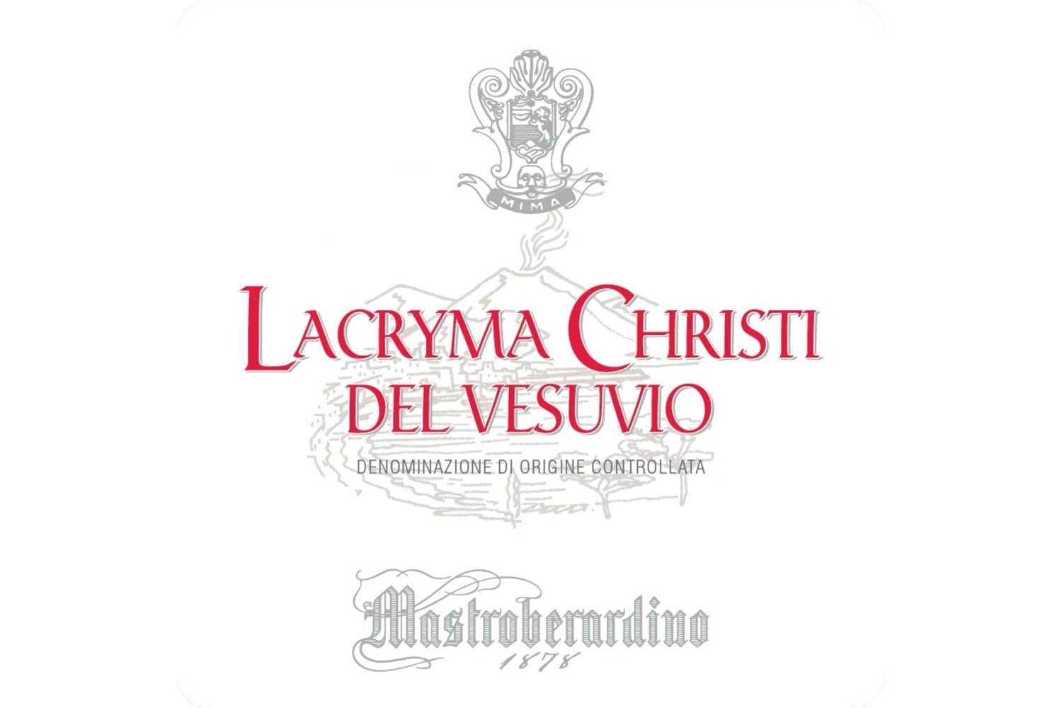 Mastroberardino Lacryma Christi del Vesuvio Rosso DOC 2022 750mL Bottle