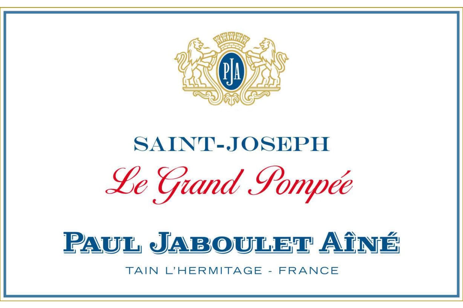 Domaine Paul Jaboulet Aine Le Grand Pompee Saint-Joseph 2022 750mL Bottle