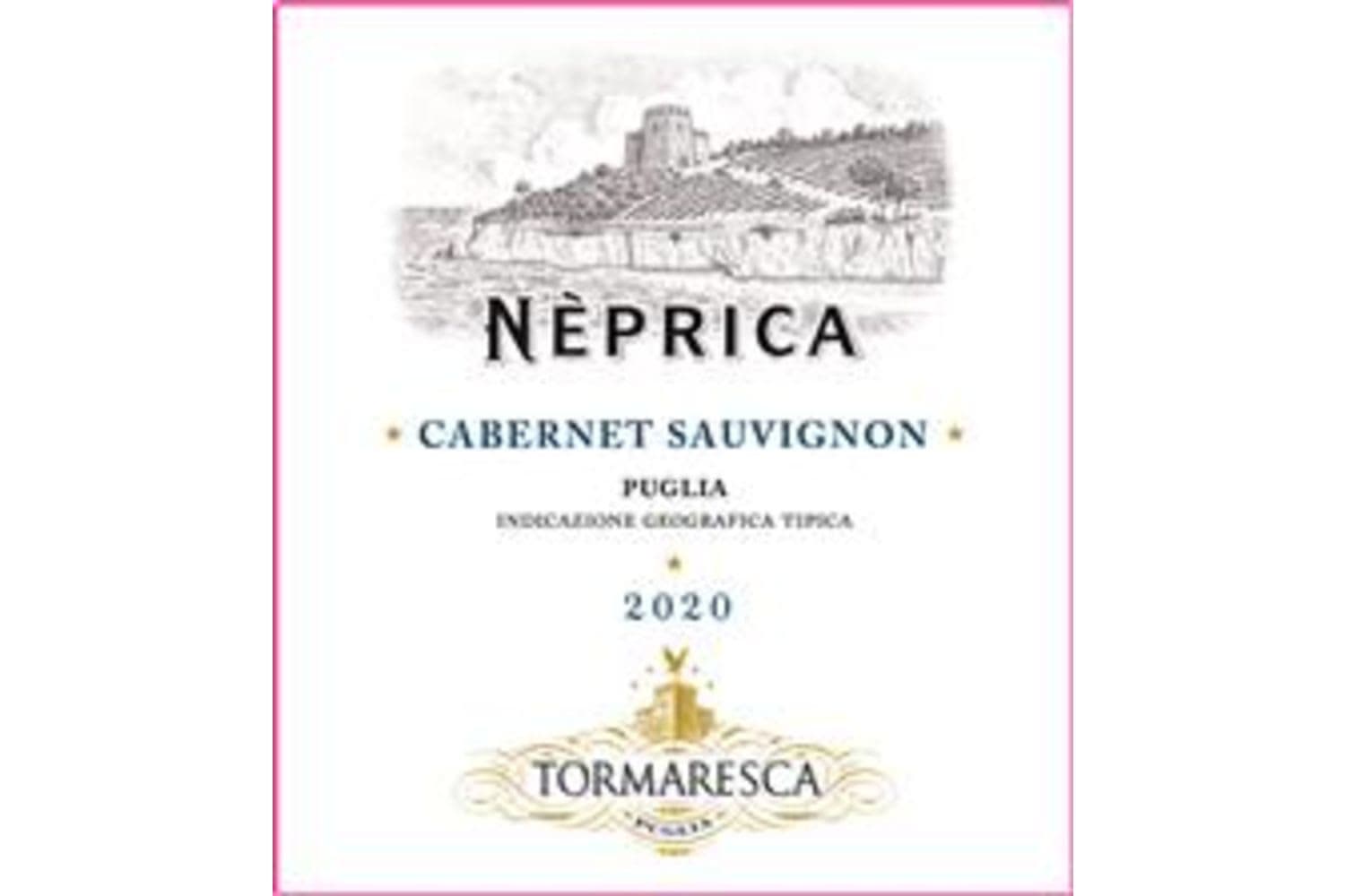 Tormaresca Puglia Cabernet Sauvignon Neprica 2021 750mL Bottle