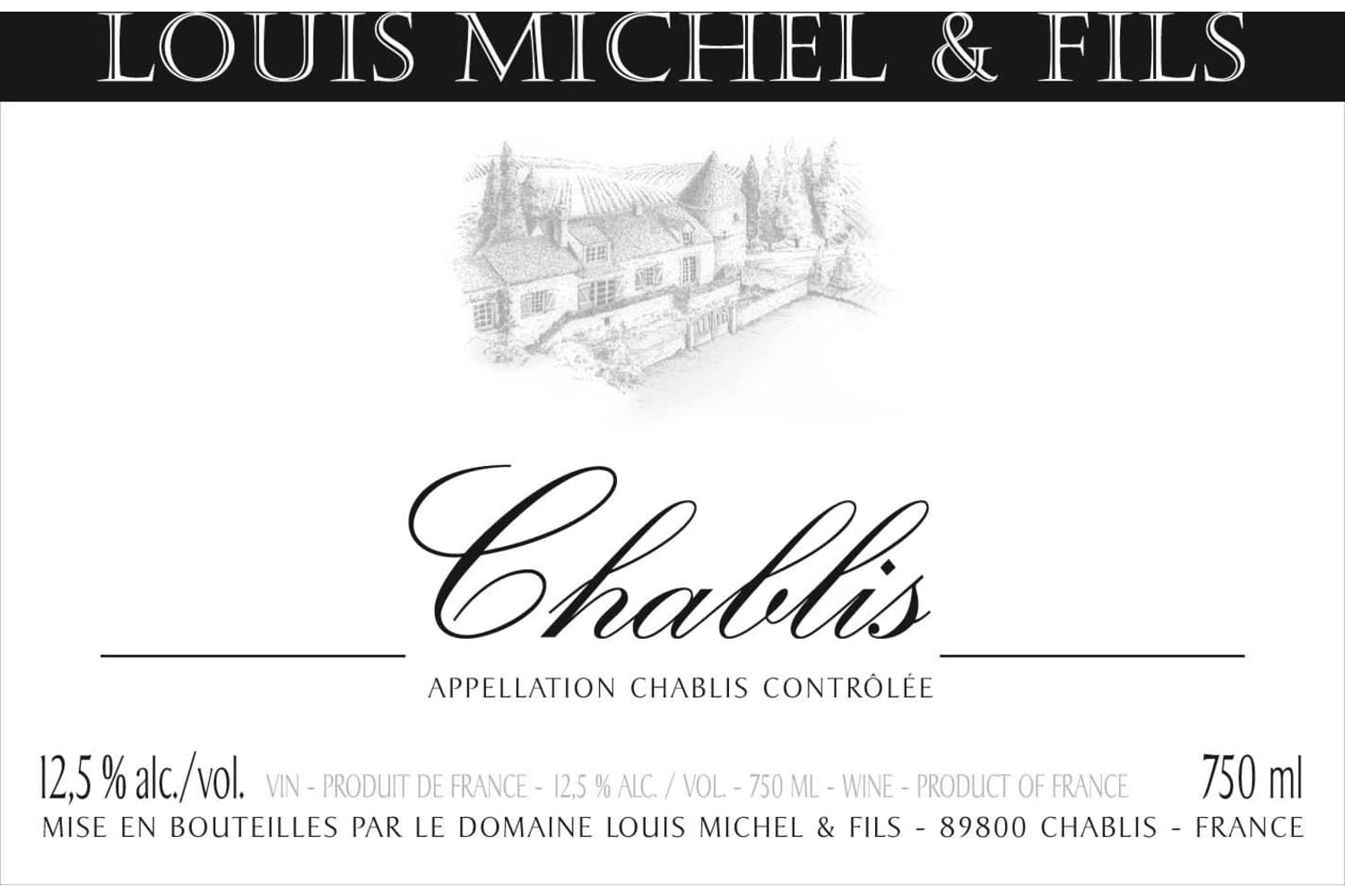 Domaine Louis Michel & Fils Chablis 2023 750mL Bottle