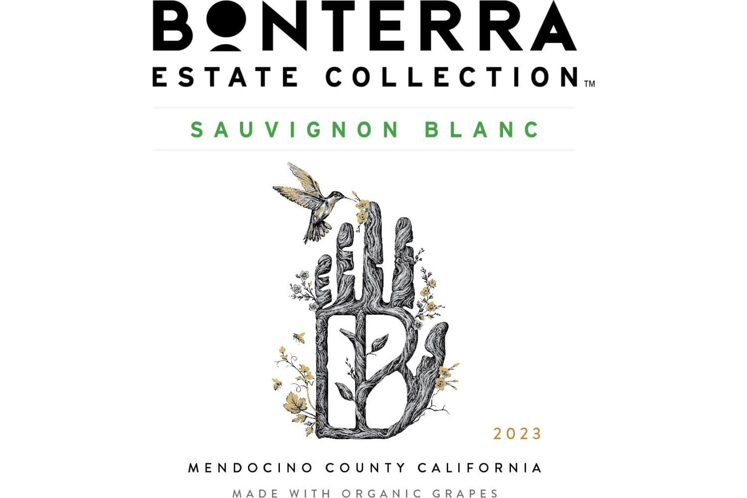 Bonterra Estate Collection Sauvignon Blanc Mendocino County 2023 750mL Bottle