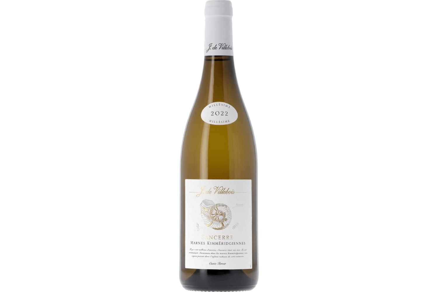 J. de Villebois Sancerre Marnes Kimmeridgiennes Cuvee Terroir 2022 750mL Bottle